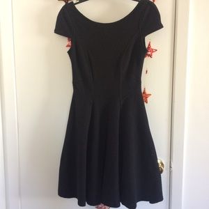 Anthropologie Stretchy Black Yoana Baraschi dress